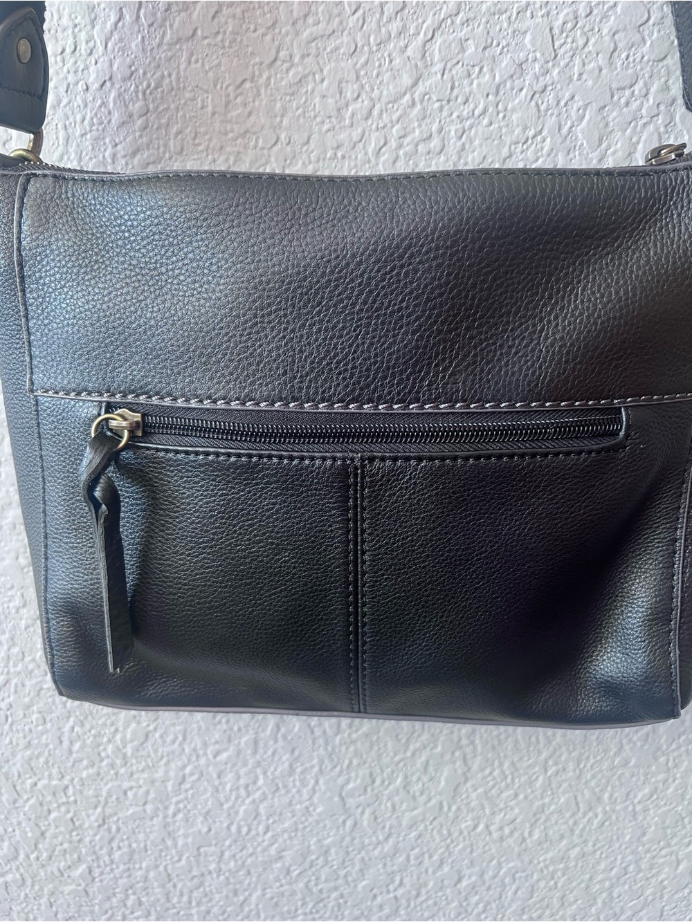 Y2K Black Crossbody bag with adjustable strap Leather by The Sak - Picture 2 of 16